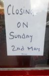 Shalimar closure notice